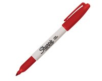 Marcatore permanente - punta fine 1 mm - rosso - Sharpie
