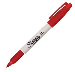 Sharpie Fine Point permanent marker Fine tip Red