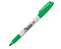 Marcatore permanente - punta fine 1 mm - verde - Sharpie