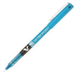 Roller Hi Tecpoint V5 - punta 0,5 mm - azzurro - Pilot