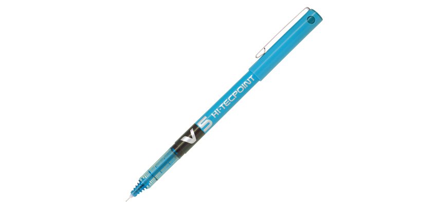 Roller Hi Tecpoint V5 - punta 0,5 mm - azzurro - Pilot