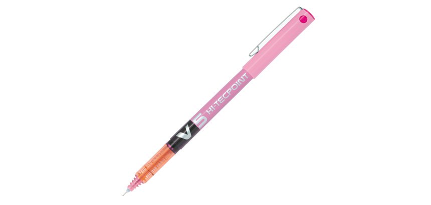 Roller Hi Tecpoint V5 - punta 0,5 mm - rosa - Pilot
