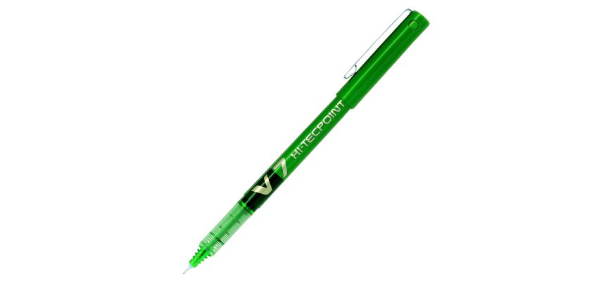 Roller Hi Tecpoint V7 - punta 0,7 mm - verde - Pilot