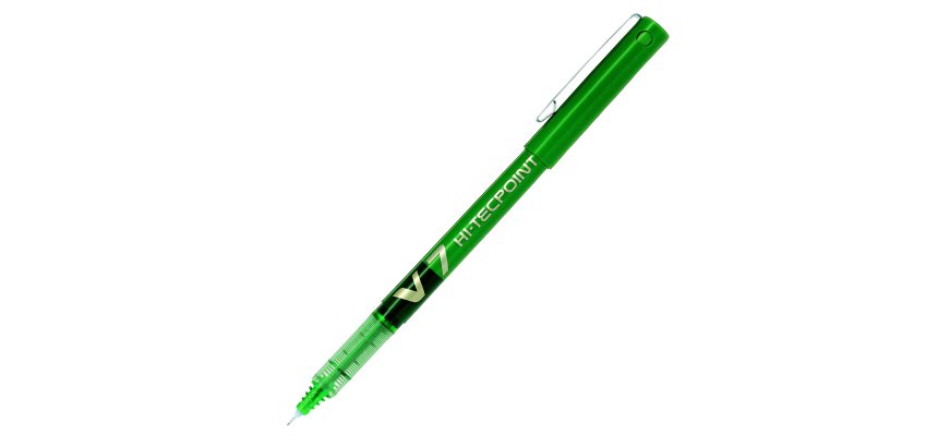 Roller Hi Tecpoint V7 - punta 0,7 mm - verde - Pilot