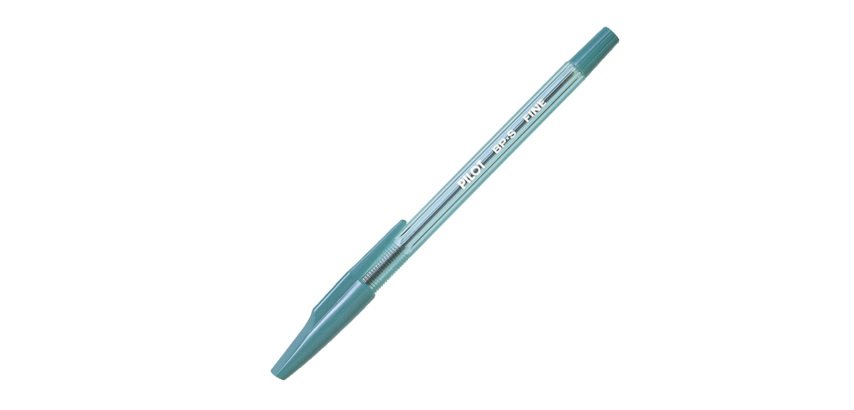 Penna a sfera con cappuccio BP S - punta fine 0,7 mm - verde - Pilot