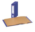 Classificatore numerico Mec - 12 cartelline 3 lembi - 23 x 32 cm - dorso 7 cm - blu - King Mec