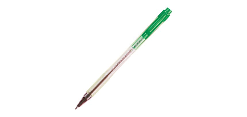 Penna a sfera a scatto BP S Matic - punta fine 0,7 mm - verde - Pilot