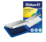 Cuscinetto per timbri - 9 x 16 cm - blu - Pelikan