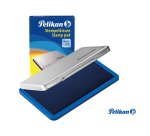 Cuscinetto per timbri - 9 x 16 cm - blu - Pelikan