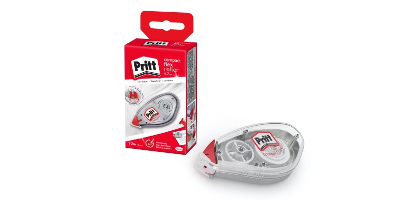 Correttore a nastro - 4,2 mm x 10 mt - roller - Pritt