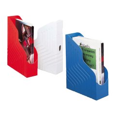 Portariviste Magazine Rack - 25 x 32 cm - dorso 8 cm - blu - Rexel