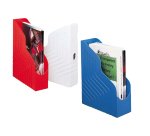 Portariviste Magazine Rack - 25 x 32 cm - dorso 8 cm - rosso - Rexel