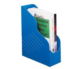 Portariviste Magazine Rack Jumbo - 25 x 32 cm - dorso 10 cm - blu - Rexel