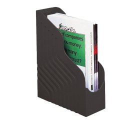 Portariviste Magazine Rack Jumbo - 25 x 32 cm - dorso 10 cm - nero - Rexel