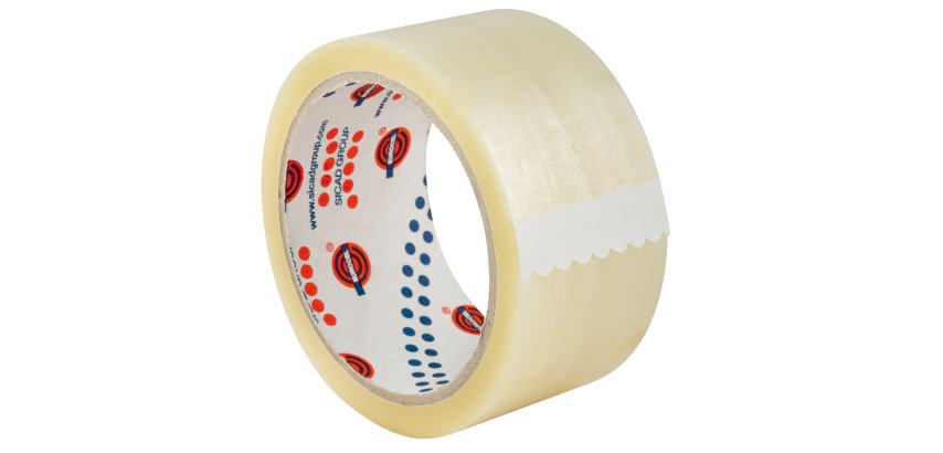 Nastro adesivo 330 - 5 cm x 66 m - PVC - trasparente - Eurocel