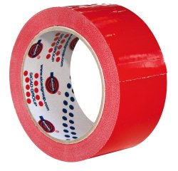 Nastro adesivo 350 - 5 cm x 66 m - PVC - rosso - Eurocel