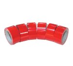 Nastro adesivo 350 - 5 cm x 66 m - PVC - rosso - Eurocel