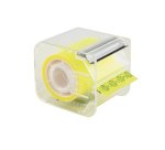 Nastro adesivo con dispenser Memograph - 50 mm x 10 m - PVC - giallo - Eurocel