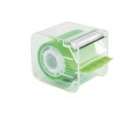 Nastro adesivo con dispenser Memograph - 50 mm x 10 m - PVC - verde - Eurocel