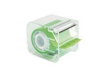Nastro adesivo con dispenser Memograph - 50 mm x 10 m - PVC - verde - Eurocel