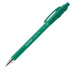 Papermate Flexgrip Ultra Green Clip-on retractable ballpoint pen Medium 12 pc(s)