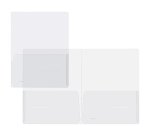 Cartella con doppia tasca Full - A4 - PP - trasparente - King Mec