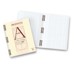 Blocco Architetto - 22x29,7mm - 10mm - 40 fogli - 100gr - spiralato - Pigna