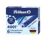 Cartucce inchiostro 4001 (TP/6)  - lunghezza 39mm - blu - Pelikan  - conf. 6 pezzi