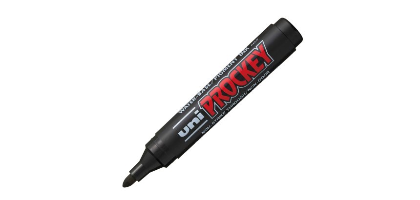 Marcatore Uni Prockey M122  - punta conica  1,20mm-1,80mm - nero - Uni Mitsubishi