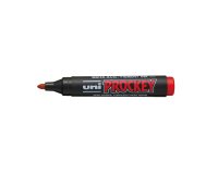 Marcatore Uni Prockey M122  - punta conica da 1,20-1,80mm - rosso  - Uni Mitsubishi