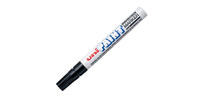 Marcatore Uni Paint PX20 - punta 2,8mm - nero - Uni Mitsubishi