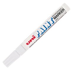 Marcatore Uni Paint PX20 - punta 2,8mm - bianco - Uni Mitsubishi