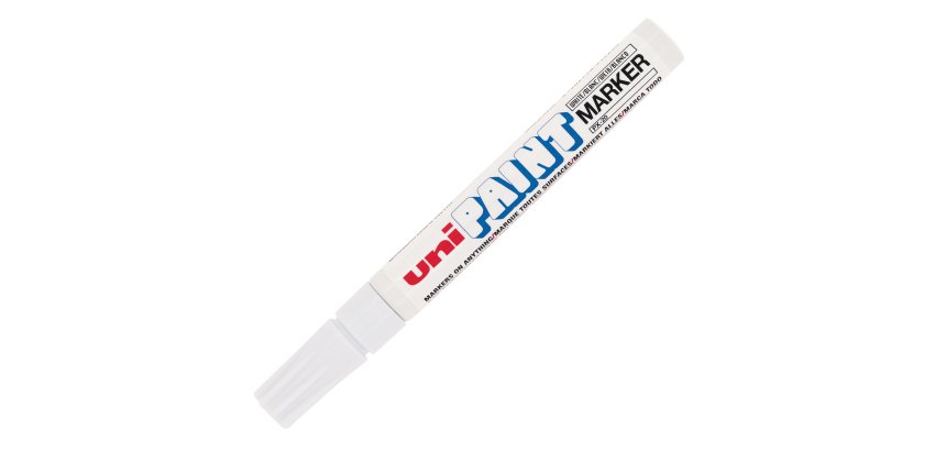 Marcatore Uni Paint PX20 - punta 2,8mm - bianco - Uni Mitsubishi