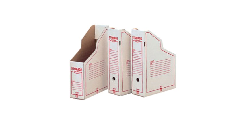 Portariviste Storage Dox 1606 - 87 x 34 x 24,5 cm - bianco/rosso - Esselte Dox