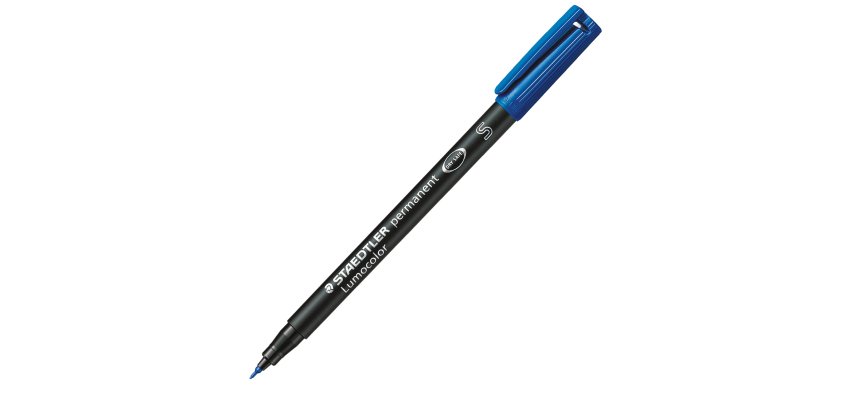 Pennarello Lumocolor Permanent 313 - punta 0,4mm - blu - Staedtler