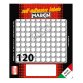 Etichette adesive - in carta - permanenti - diametro 10 mm - 120 et/fg - 10 fogli - bianco - Markin