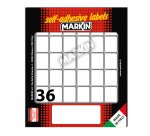 Etichette adesive - in carta - permanenti - 22 x 17 mm - 36 et/fg - 10 fogli - bianco - Markin