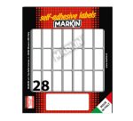 Etichette adesive - in carta - permanenti - 34 x 14 mm - 28 et/fg - 10 fogli - bianco - Markin