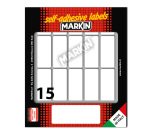 Etichette adesive - in carta - permanenti - 46 x 20 mm - 15 et/fg - 10 fogli - bianco - Markin