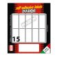 Etichette adesive - in carta - permanenti - 46 x 20 mm - 15 et/fg - 10 fogli - bianco - Markin