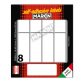 Etichette adesive - in carta - permanenti - 70 x 27 mm - 8 et/fg - 10 fogli - bianco - Markin