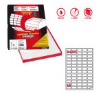 Etichette adesive A/400 - in carta - permanenti - 38,1 x 21,2 mm - 65 et/fg - 100 fogli - bianco - angoli tondi - Markin