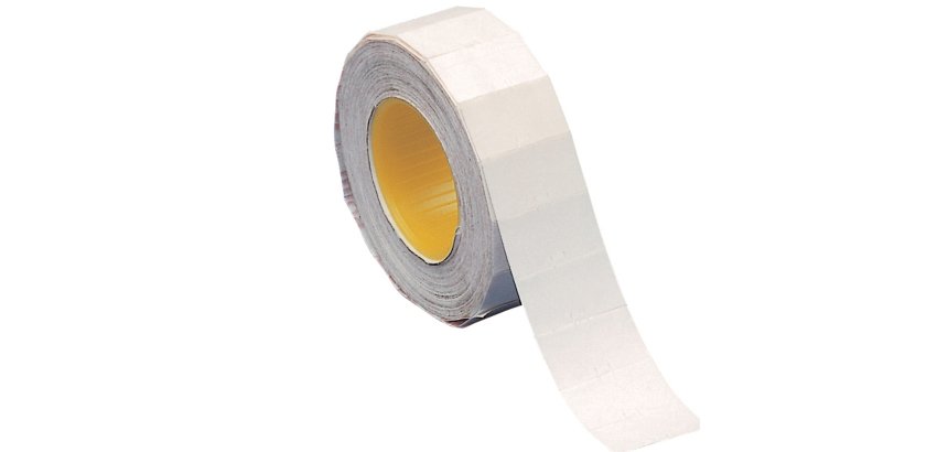 Etichette removibili per Towa GS/GM e Motex 5500 - 21x12 mm - bianco - rotolo da 1000 etichette