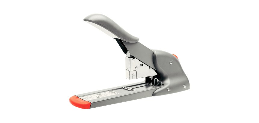 Cucitrice da tavolo Fashion HD110 - max 110 fogli - grigio/arancio - Rapid