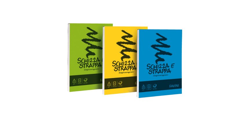 Blocco Schizza & Strappa - A6 - 105 x 148mm - 50gr - 150 fogli - Favini