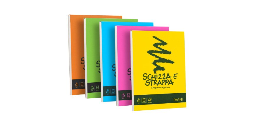 Favini A200703 writing notebook A3 150 sheets Assorted colours