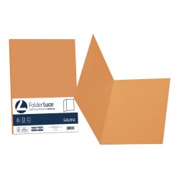 Cartelline semplici Luce - 200 gr - 25x34 cm - arancio - Favini - conf. 50 pezzi