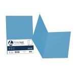 Cartellina semplice Luce - 200 gr - A4 - azzurro - cartoncino bristol - Favini - conf. 50 pezzi