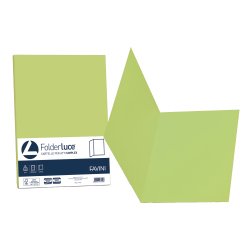 Cartelline semplici Luce - 200 gr - 25x34 cm - pistacchio - Favini - conf. 50 pezzi