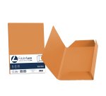 Cartellina 3 lembi Luce - 200 gr - A4 - cartoncino bristol - arancio - Favini - conf. 25 pezzi
